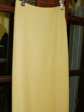 Liz Claiborne Collection Maxi Skirt  Camel Wool Size 10